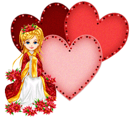 Gif animé coeur princesse